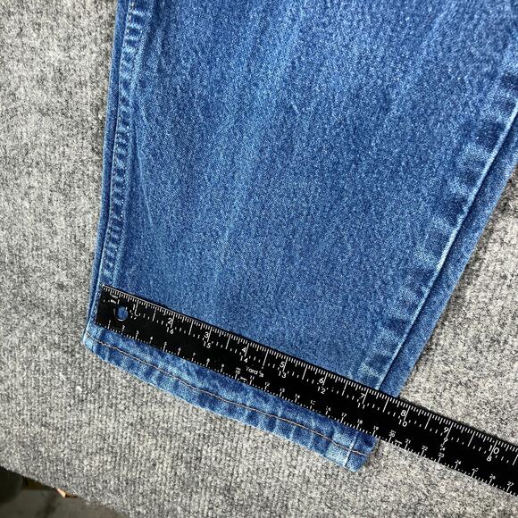 Wrangler Jeans Mens Size 31x34 Blue Straight Fit Mid Rise Western Denim 13MWZPW - Picture 2 of 9
